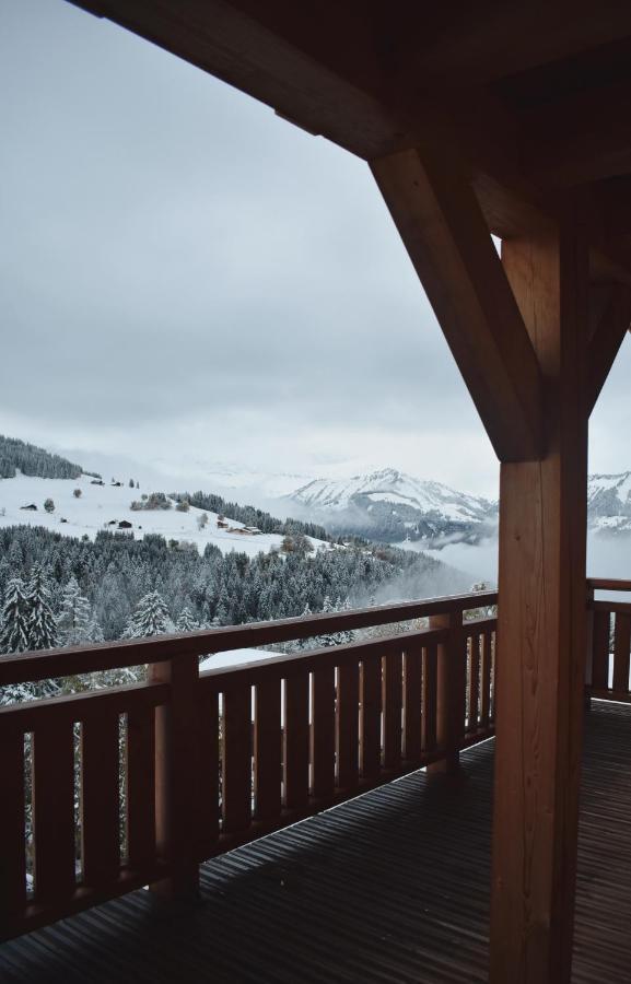 Chez Nonna - Charmant Demi-Chalet A La Montagne Notre-Dame-de-Bellecombe Exteriör bild